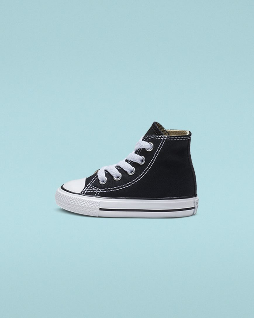 Tenisky Vysoke Converse Chuck Taylor All Star Klasické Chlapcenske Čierne | SK OKNPJ2